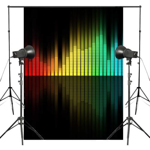 150x210cm Wonderful Music Beating Character Photography Backdrop Music Studio Background Props Wall