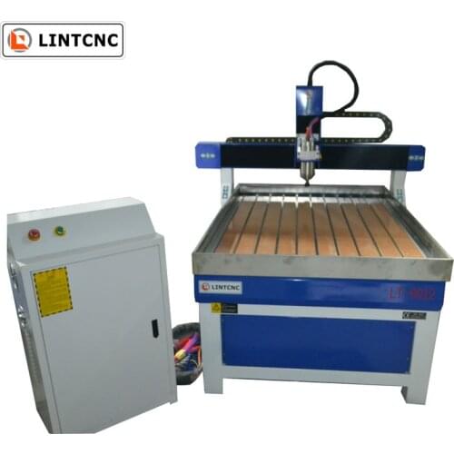LINTCNC cnc milling machine 6090 9060 6012 Mach3 controller small desktop wood cnc router