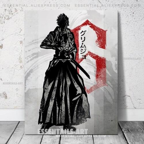 Grimmjow Bleach Anime Poster Canvas Wall Art Painting Decor Pictures Bedroom Study Living Room Home Decoration Prints