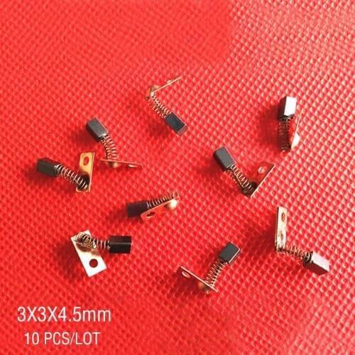 10PCS/LOT, 3X3X4.5mm Carbon Brushes For SAESHIN Korea 204 Grinding machine,Engraving machine,Electronic pen etc. Free shipping
