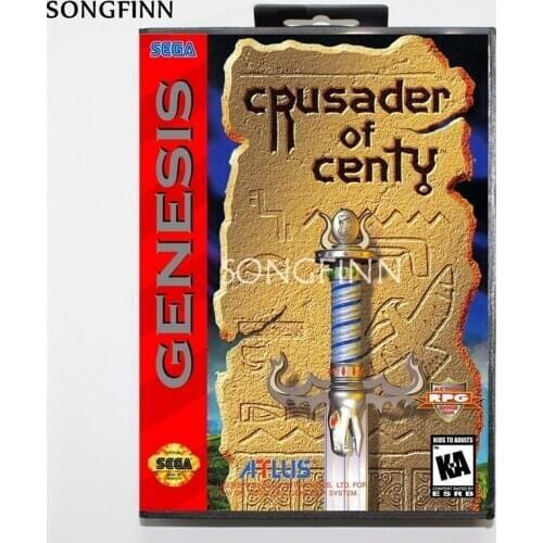 16 bit MD Memory Card With Box for Sega Mega Drive for Genesis Megadrive - crusader of centy