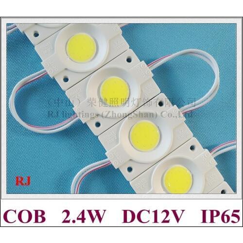 Round COB LED light module LED back light advertising light module DC12V 2.4W 240lm COB IP65 46mm*30mm waterproof 200pcs / lot