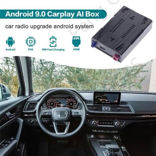 NEW Wireless Apple CarPlay AI Box Android Auto for Audi Q5 Universal Car Android Multimedia Player Box Android 9.0 System