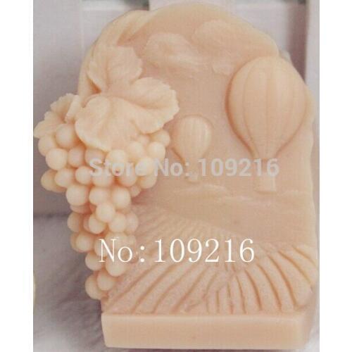 Wholesale!!!1pcs The Grape Farm(x019) Silicone Handmade Soap Mold Crafts DIY Mold