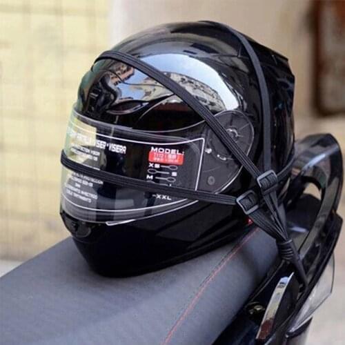Motorbike Helmet Mesh 60cm Fuel Tank Luggage Mesh Freely Adjustable Length Elastic Motorcycle Cargo Net