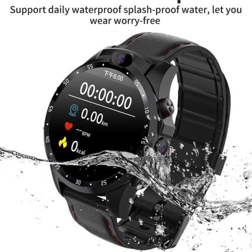 Smart Watch2020 IP68 Waterproof SIM Card GPS Positioning 1.6 Inch HD Display WIFI Android7.1 Smart Dual Camera 2lens Men Watch
