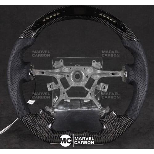 LED Performance Steering Wheel Display Compatible for Infiniti M35 + 100% Real Carbon Fiber
