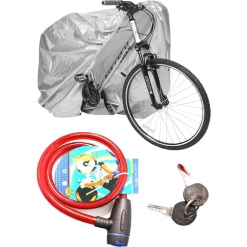 Bike And bicycle lock in a package of both camping bike bag bicycle accessories sports for k