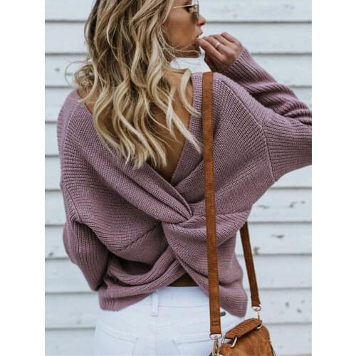 Женские вязаные пуловеры Vodiu China At AliExpress