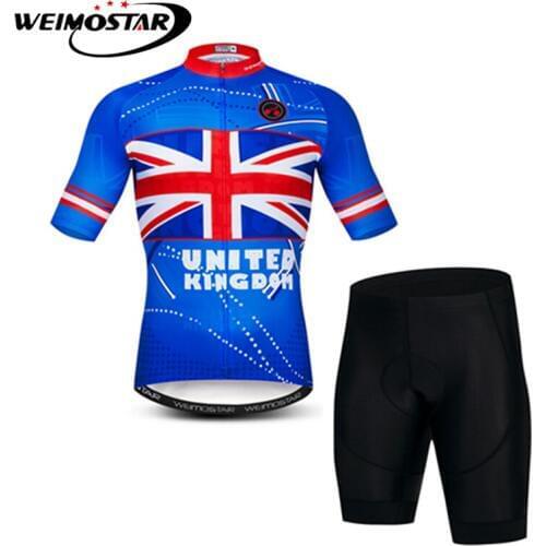 Weimostar Cycling Clothing Cycling Jersey Ropa Ciclismo Mens Bicycle Summer Shirts Pro 3D Pad Bike Shorts Sets