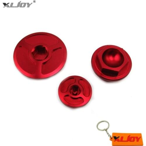 XLJOY CNC Engine Timing Oil Filter Plugs For Honda XR250 Baja Motard TRX400EX TRX450R/ER ATV CRF150R CRF250R CRF450R CRF450X