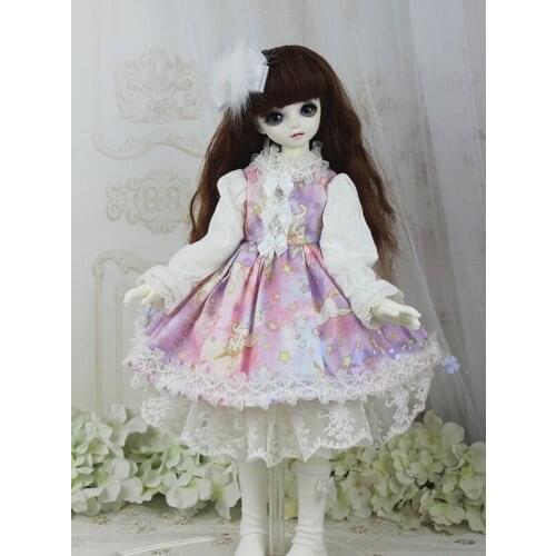 1/6 1/4 1/3 scale BJD clothes accessories Lolita Palace vintage dress for BJD/SD YOSD MSD SD13 doll accessories C0400