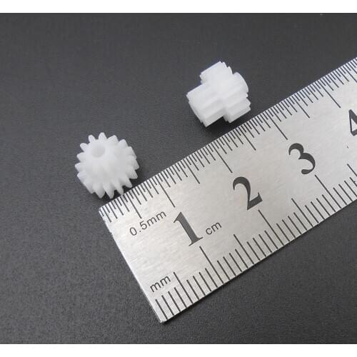 1000PCS 0.5 Modulus 0.5M Double Gear Reduction Bilayer Gears 16 Teeth + 10 Teeth Aperture 2.05mm 2B Loose Fitting 16T 10T *FD928
