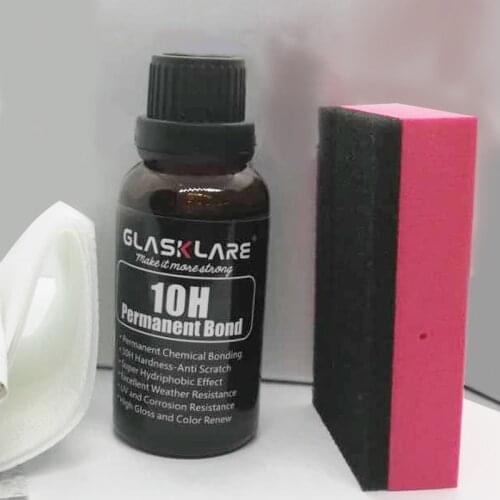 10H 30ML Car Nano Liquid Ceramic Coating Anti Scratch Glass Anti-fog Agent Kit Auto Care Accessories