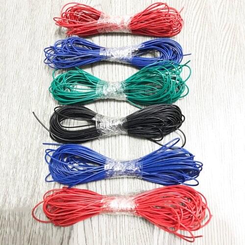 2 m UL1007 wire 24awg PVC electronic cable UL certification cable wire tinned copper DIY mounting wire