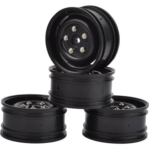 4PCS 1.9'' Plastic Wheel Rims for Axial SCX10 Tamiya CC01 D90 PAJERO Traxxas TRX4 1:10 RC Rock Crawler