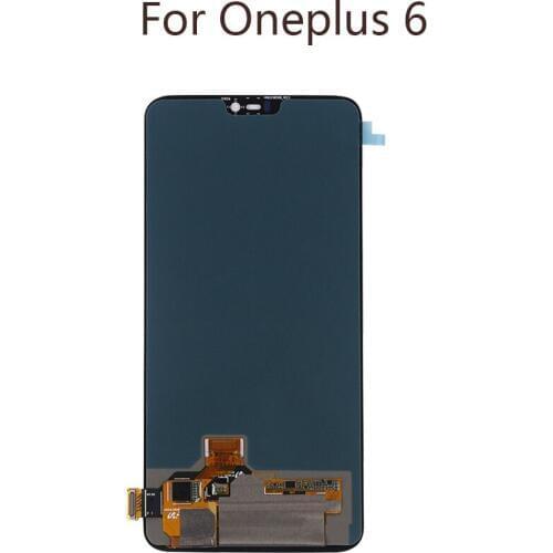 6.28 inches AMOLED for Oneplus 6 LCD display touch screen replacement kit AMOLED original LCD display 2280 * 1080 glass screen