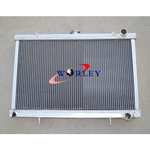 For 52 MM SUPER COOLING NEW aluminum radiator for Nissan S13 CA18DET CA18