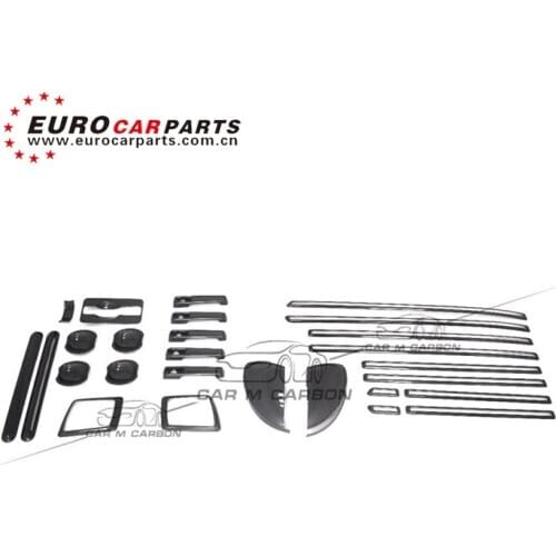 2019 G class w464 G500 G63 carbon finber decoration parts for w464 g63 g500 carbon molding trims mirror cover lights base set