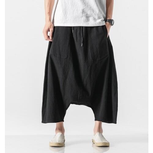 FAVOCENT Men's Cropped Trousers