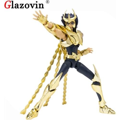 Glazovin Original Tamashii Saint Seiya Phoenix Ikki PVC Action Figure Metal Armor Model Toys For Children Gifts