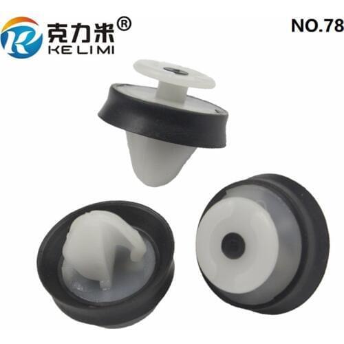 KE LI MI Nylon Interior Trim Door Panel Card Fastener Clip For Peugeot 207 807