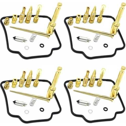 For Honda CB750F Seven Fifty 1992-2001 CB750 CB 750 F Carburetor Repair Kit Chamber Gasket Float Valve Needle Seat Spring 4 Sets