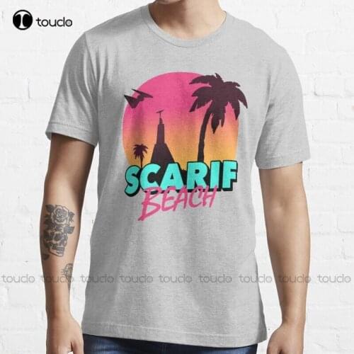 New Scarif Beach T-Shirt Cotton Tee Shirt S-5Xl Unisex womens casual shirts