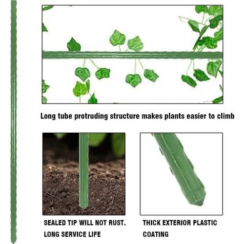 1 Set Greenhouse Garden Plant Vine Flower Support Pipe Climbing Bracket Pillar Plant Support Bracket Home Supplies