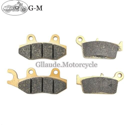 Motorcycle Front / Rear Brake Pads For Kawasaki KLX250S 2009-2017 KLX250SF Supermotard 2009-2010