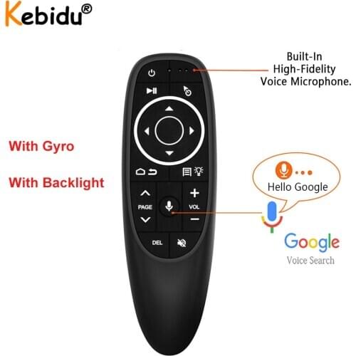 G10 G10S Pro Voice Remote Control 2.4G Wireless Air Mouse Gyroscope IR Learning for Android tv box HK1 H96 Max X96 mini