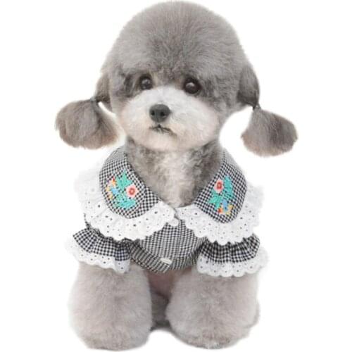 Cute Dog Shirt Tops Summer Pet Dog Clothes Costumes Apparel Yorkshire Terrier Yorkies Pomeranian Poodle Bichon Pet Clothing