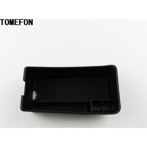 TOMEFON 1Piece For Chevrolet Chevy Cruze 2017 LHD AT Car Center Console Armrest Storage Box Container Organizer Tray Case Trim
