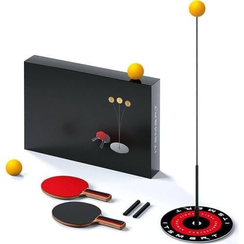 Ping Pong Table Tennis Trainer Childrens Home Elastic Flexible Spindle Racquet Indoor Single Training Set Work Out Lose Weight