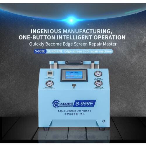 SS-959E OCA Laminating Machine Curved Screen Vacuum Lamination Bubble Remover LCD Screen Repairing Machine for Samsung IP