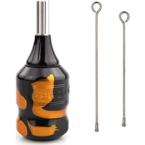 High Quality Professional Tattoo Adjustable Cartridge Grip 32mm For Cartridge Needles Gold Color Supply Free Shipping