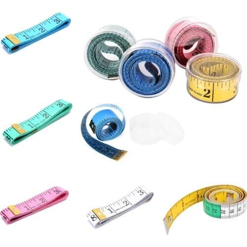 1.5m Body Measuring Ruler Sewing Tailor Tape Measure Mini Soft Flat Ruler Centimeter Meter Sewing Measuring Tape