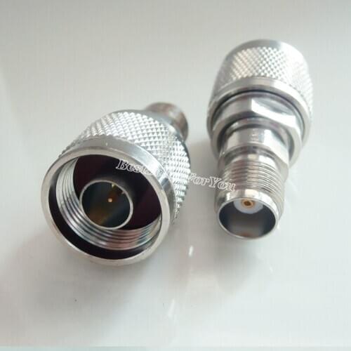 1Pcs N-Connector TNC Adapter Type N Plug Male To Connector TNC Jack Female Straight Connector
