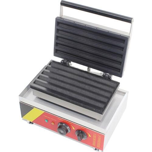 110v/220v Commercial Rod-like Baker NP-531 Non-stick Pancake machine 201 Stainless steel Waffle maker