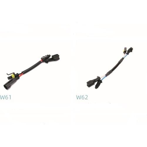 2pcs Car Small KET Connector Cable HID Xenon Ballast AMP Adaptor Auto HID Light AMP - Small KET Adapter Socket