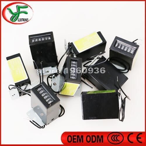 2pcs/lot 6 digits arcade coin Counter 12VDC18PCS mechanical counter for crane machine Swing machine/ fighting/machine