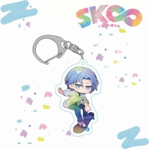 2021 New SK8 The Infinity Q Version Character Keychain MIYA Reki Kyan Langa Hasegawa Cherry Blossom Acrylic Figures Key Chain