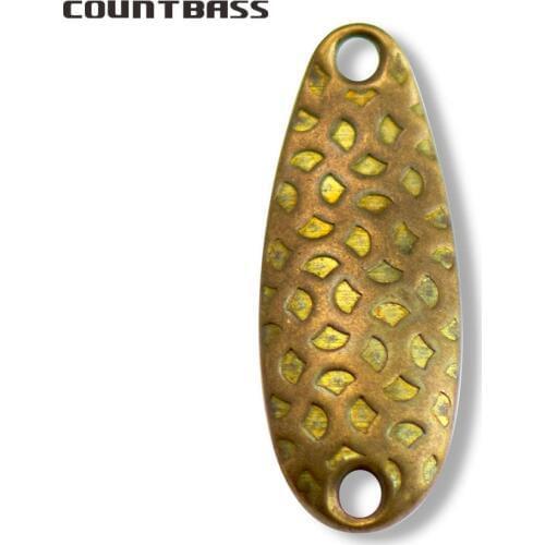 50pcs Brass Casting Spoon Blanks Hammered Pattern 1/8oz,Diy Casting Spoons