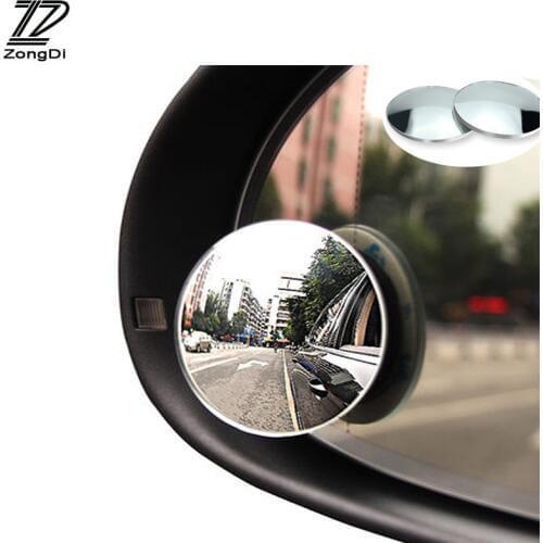 ZD 2x car stickers High Definition Adjustable Rearview Mirror for Mercedes W203 BMW E39 E36 E90 F30 F10 Volvo XC60 Alfa Romeo