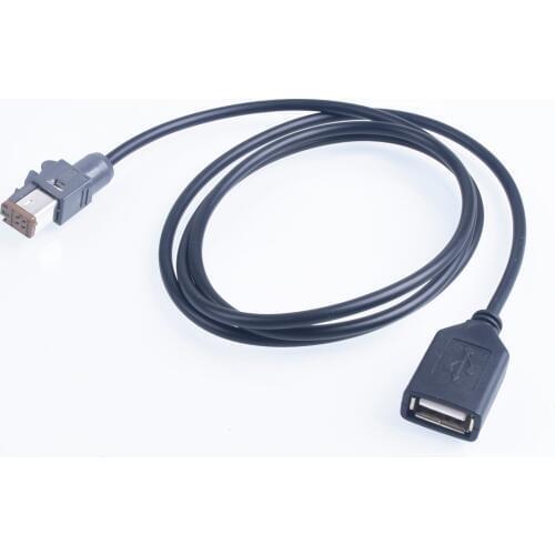 Car Aux Audio Input Media Data Wire Plug To USB Adapter Conector For Subaru Forester XV Outback Legacy