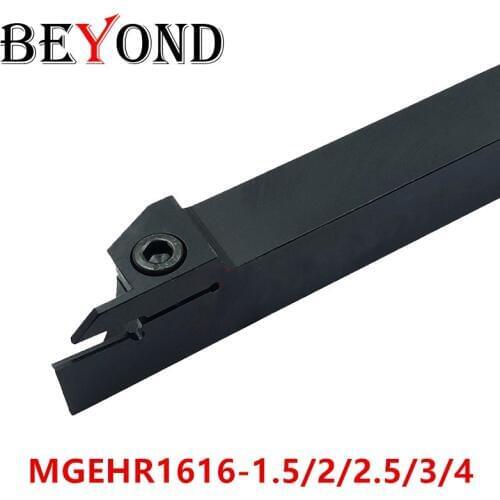 BEYOND MGEHR1616 Grooving cnc turning tool holder External lathe tools MGEHL carbide inserts slotting MGEHR1616-1.5/2/2.5/3/4