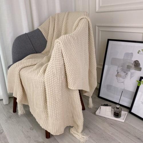 INS Style Nordic Office Nap Sofa Cover Air Conditioning Blanket Knitted Blanket Shawl Blanket Blanket Bed Blanket blankets