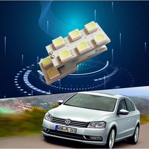 For Peugeot Opel Astra J Trunk Lights VW Volkswagen Glove Box Light T10 Tail Box Lamps LED 5050 6500K Indicators Interior Lamp