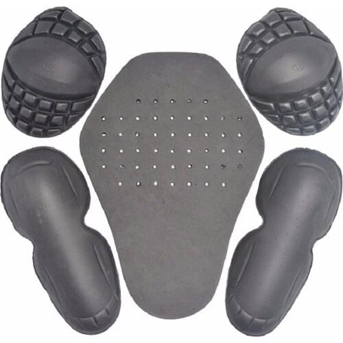 The five-piece motorcycle racing uniform can be removable with a built-in soft protector shoulder elbow/knee protector