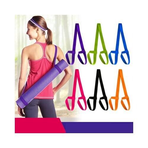 Yoga Mat Strap Elastic Band Cotton Rope Binding Belt Yoga Strap Harness Rope Storage Rope Binding Rope